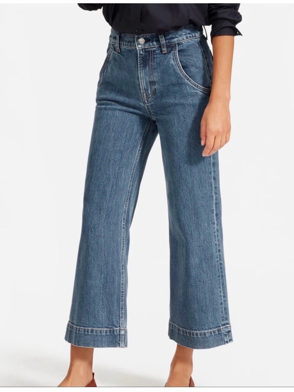NWOT Everlane the Wide-Leg Jeans 28